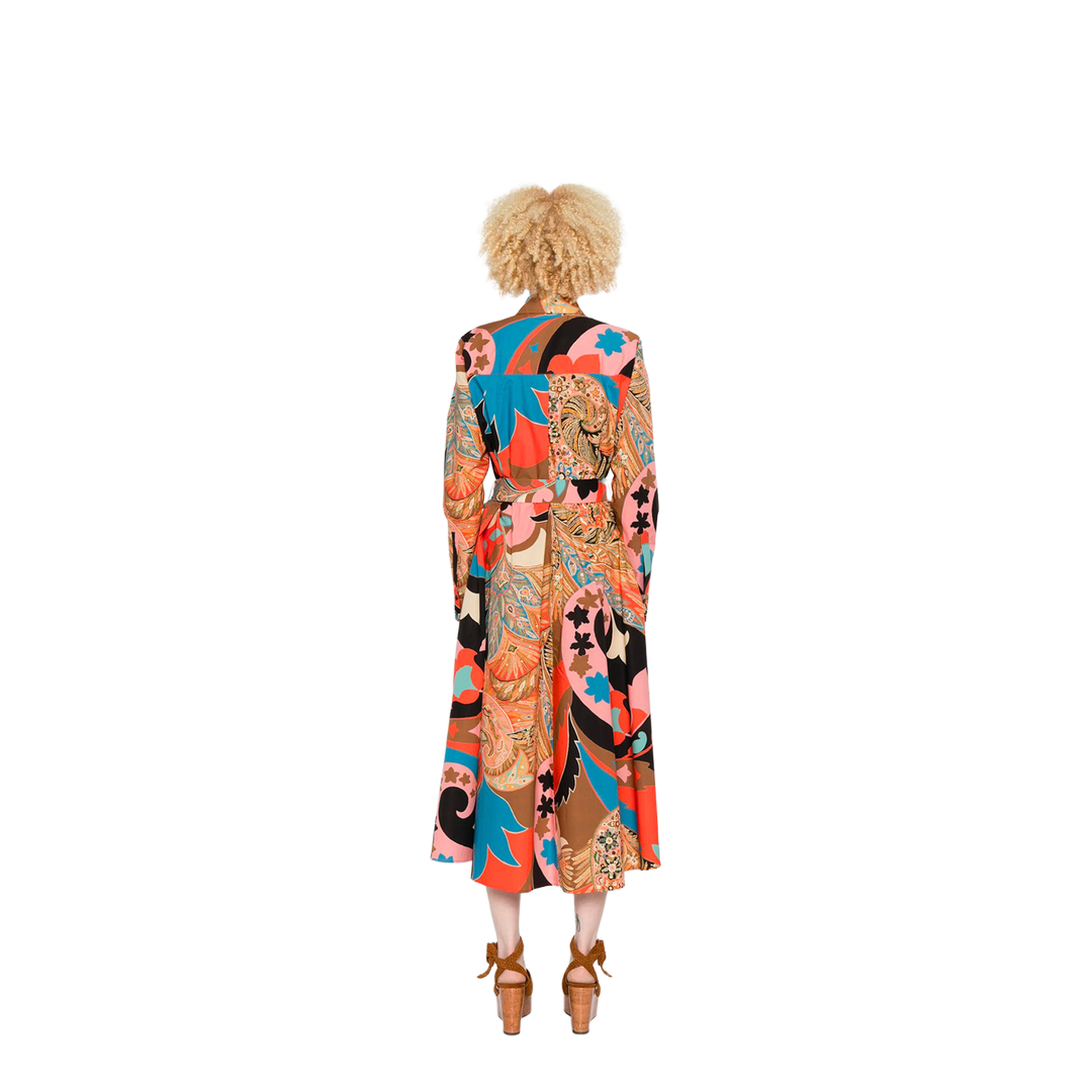 MIDI DRESS WITH BELT - Image 3