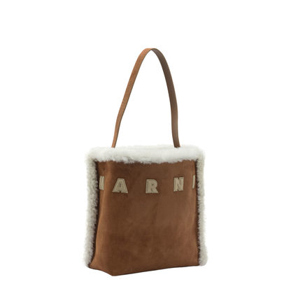 Museo Suede Tote - Brown - Image 2