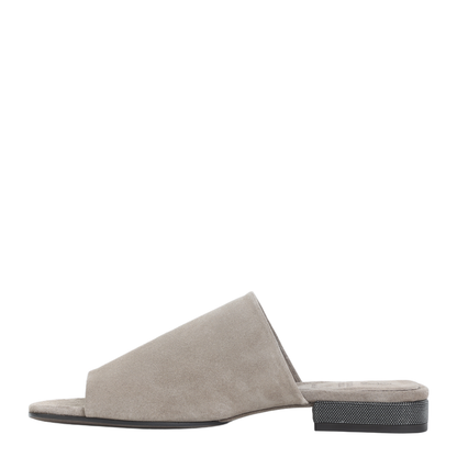Suede Flat Sandals - Image 4