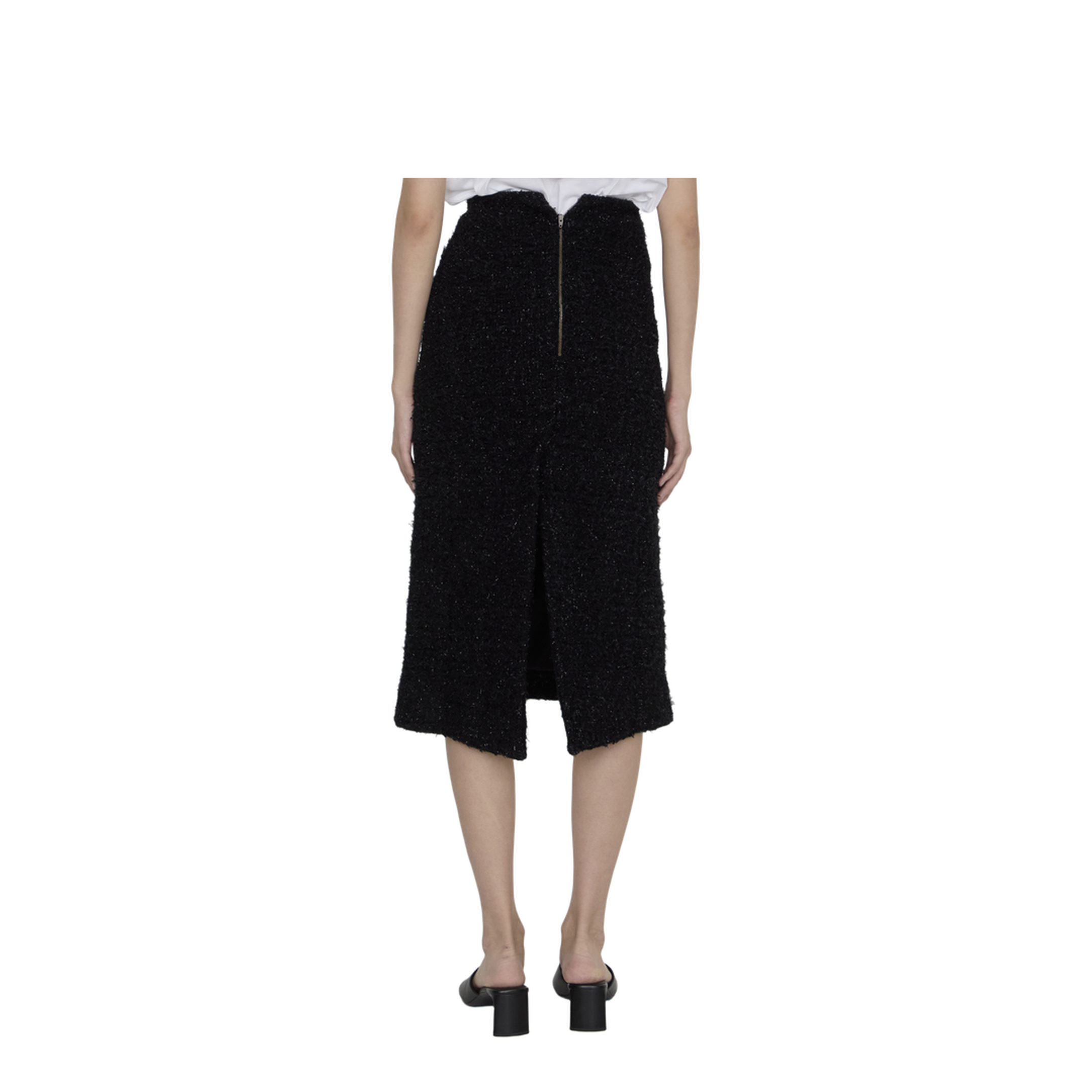Tweed Midi Skirt - Image 4