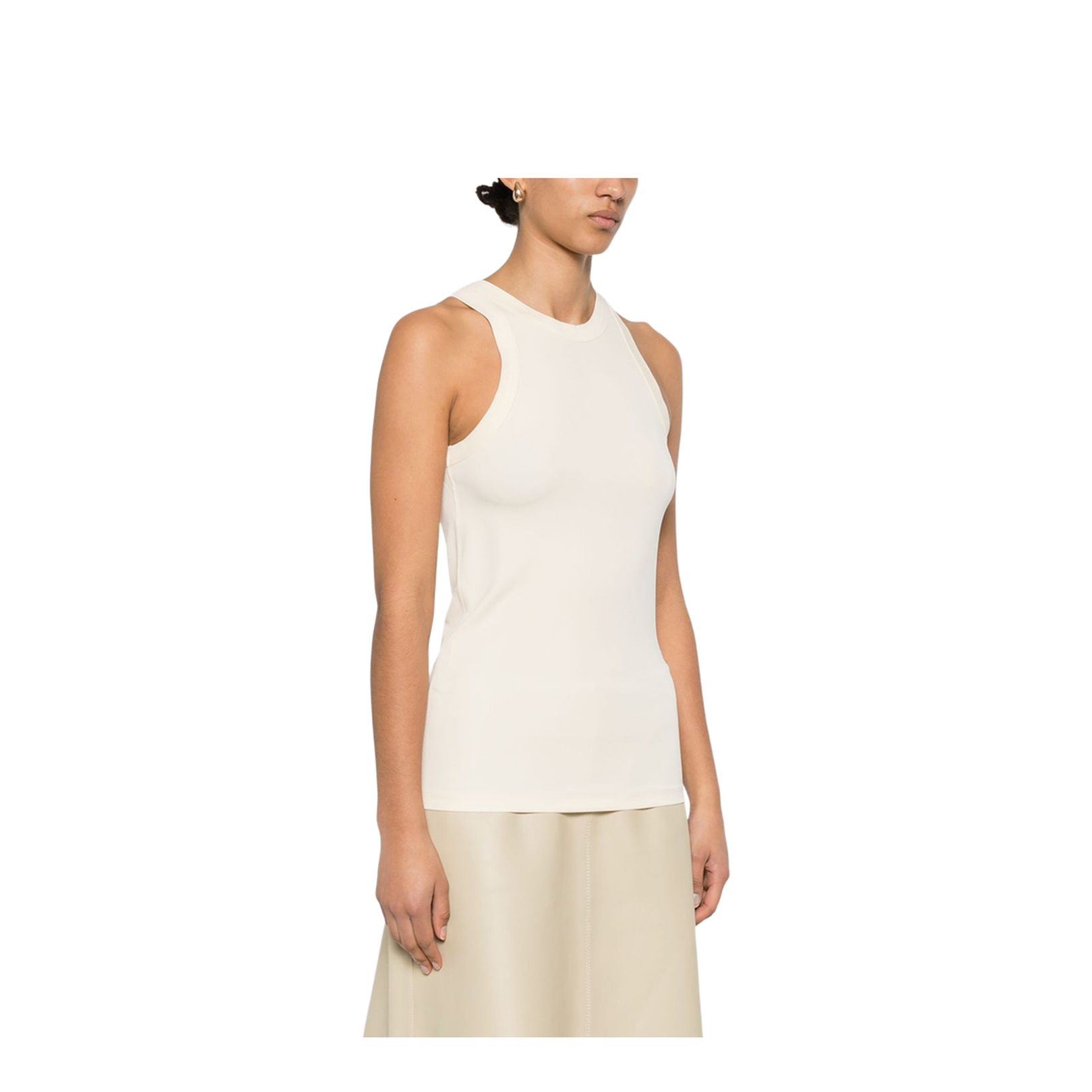 Beige American-Style Tank Top - Image 3