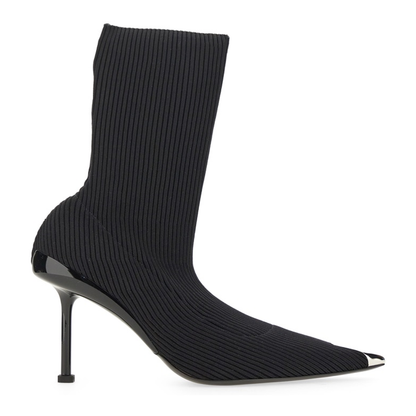 Slash 90Mm Ribbed-Knit Boots - Image 1