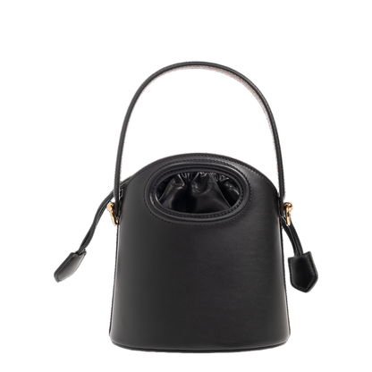 Saturno Small Bucket Bag Black - Image 3