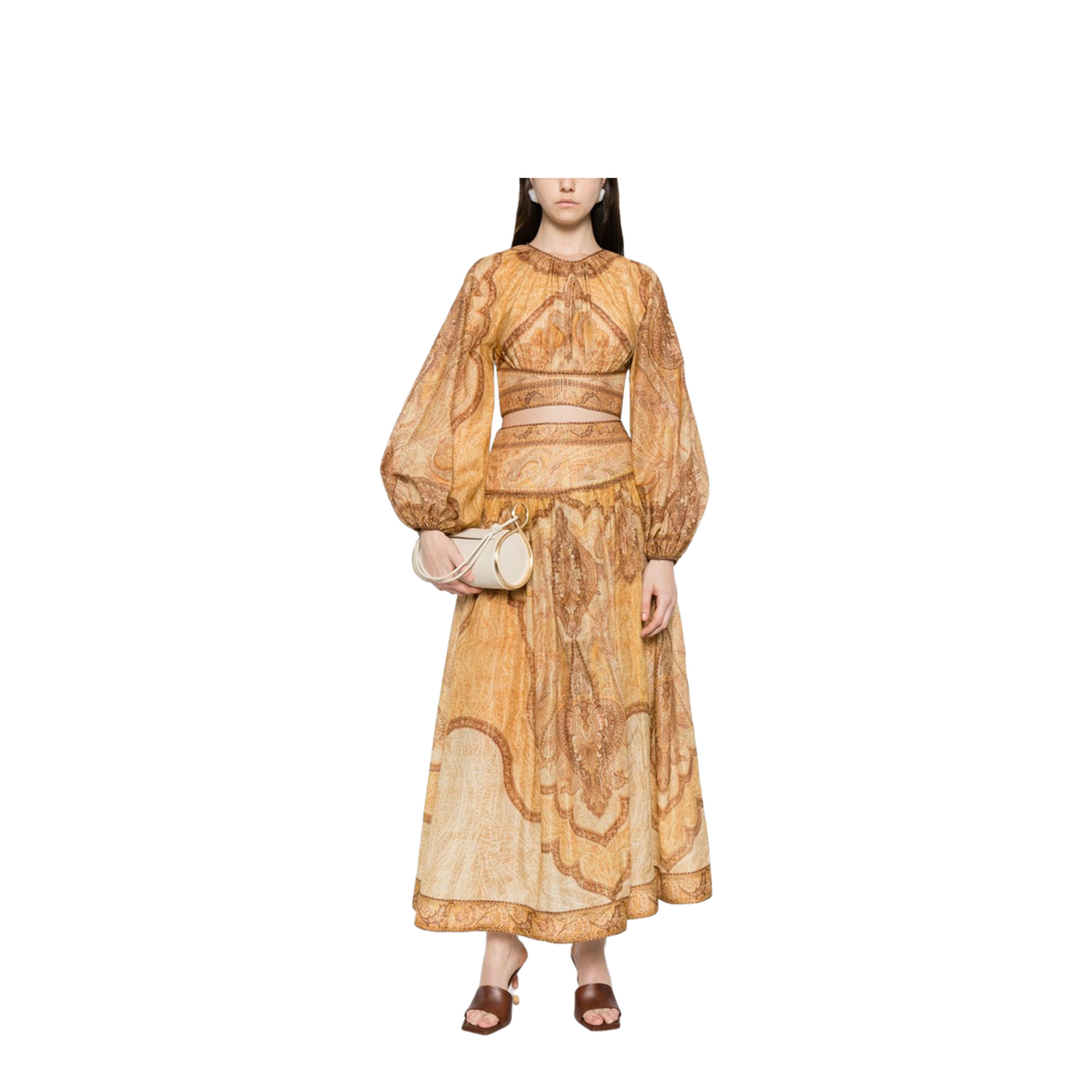 Women Skirt Mustard - Image 4