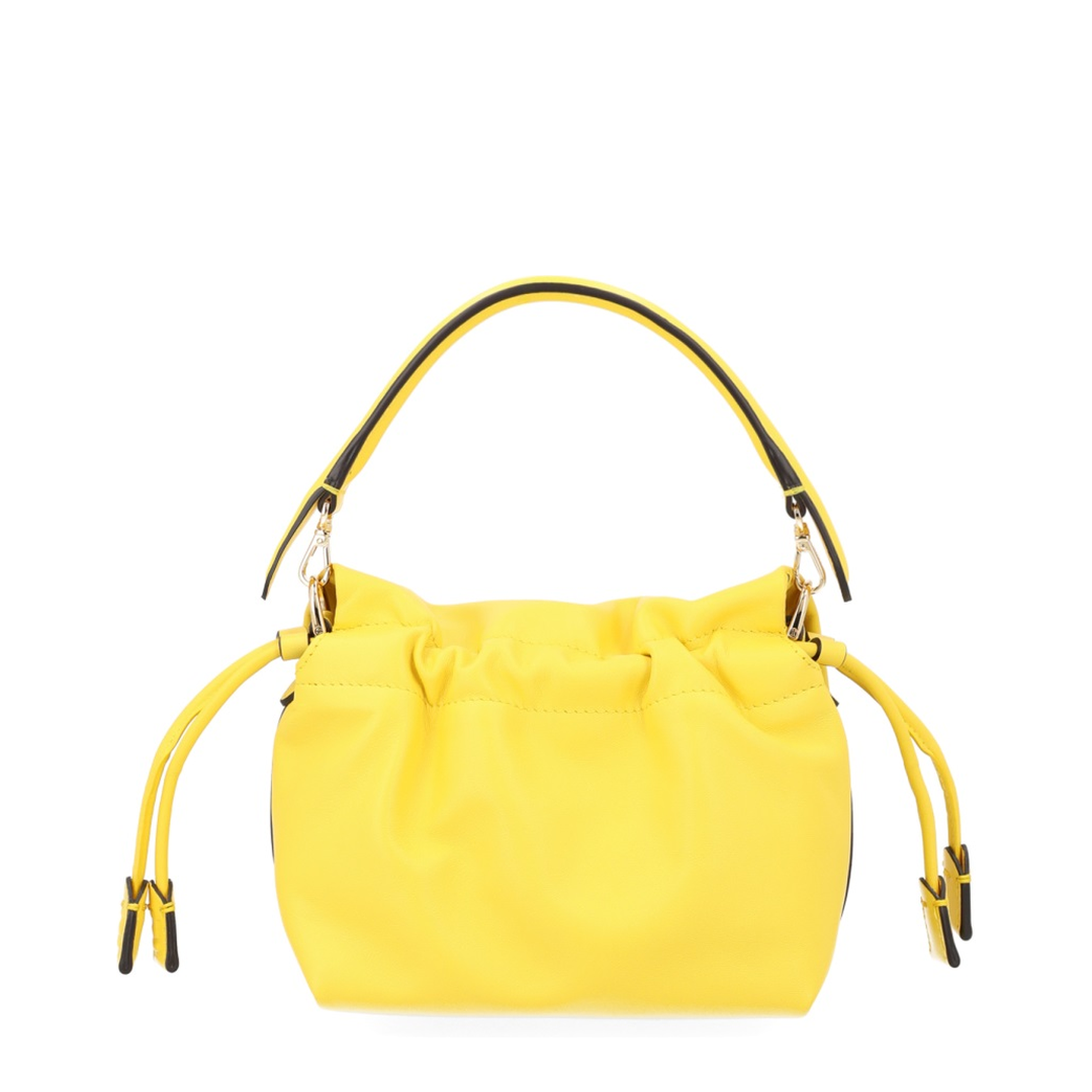 Mamma Baguette Small Lamb Leather Handbag - Giallo - Image 4