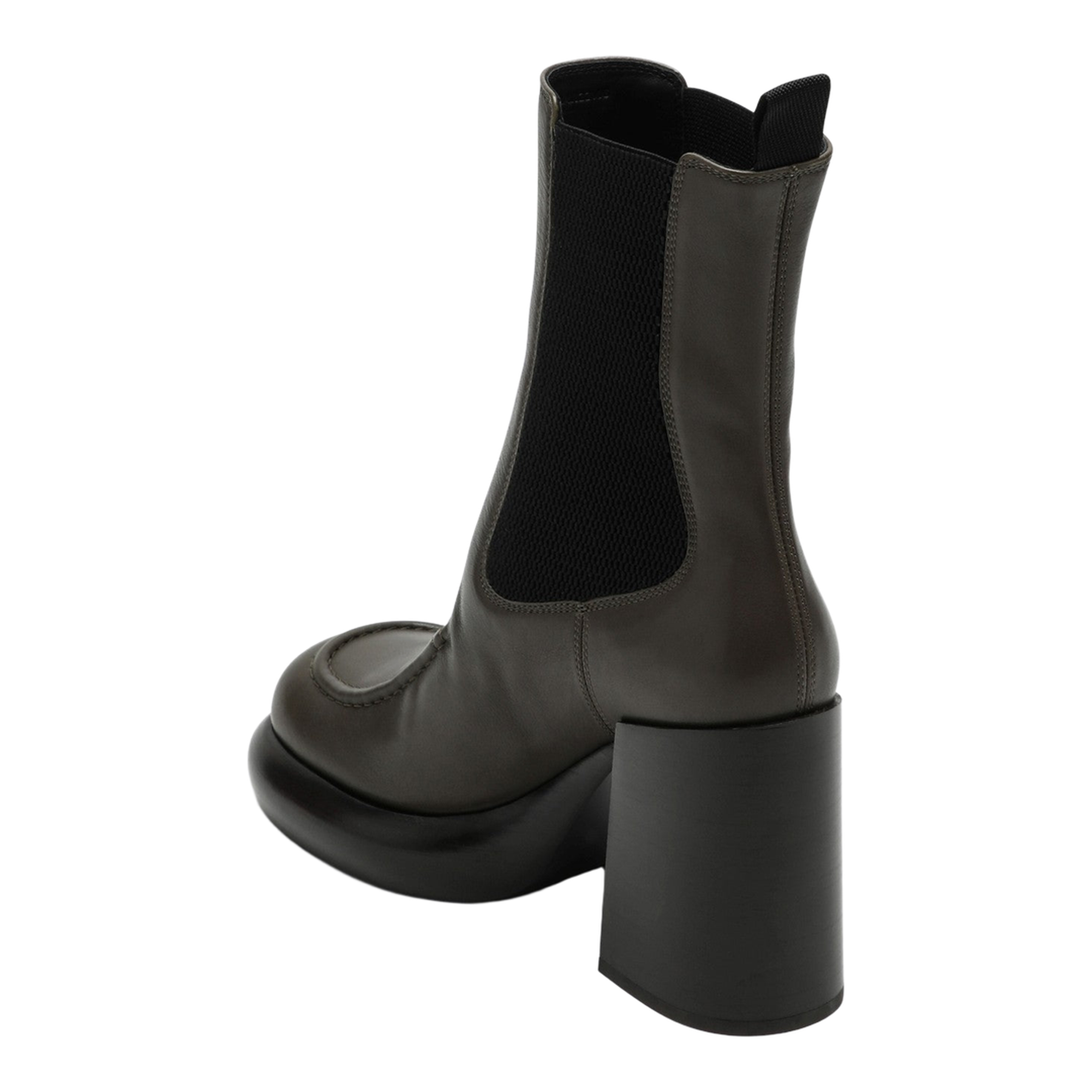 Chelsea Wedge Boot in Dark Green - Image 2