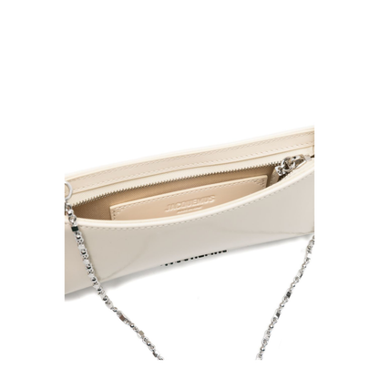 Bisou Chaîne Small Calfskin Shoulder Bag - Light Ivory - Image 5