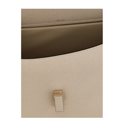 Large Handbag Leather White - Image 4