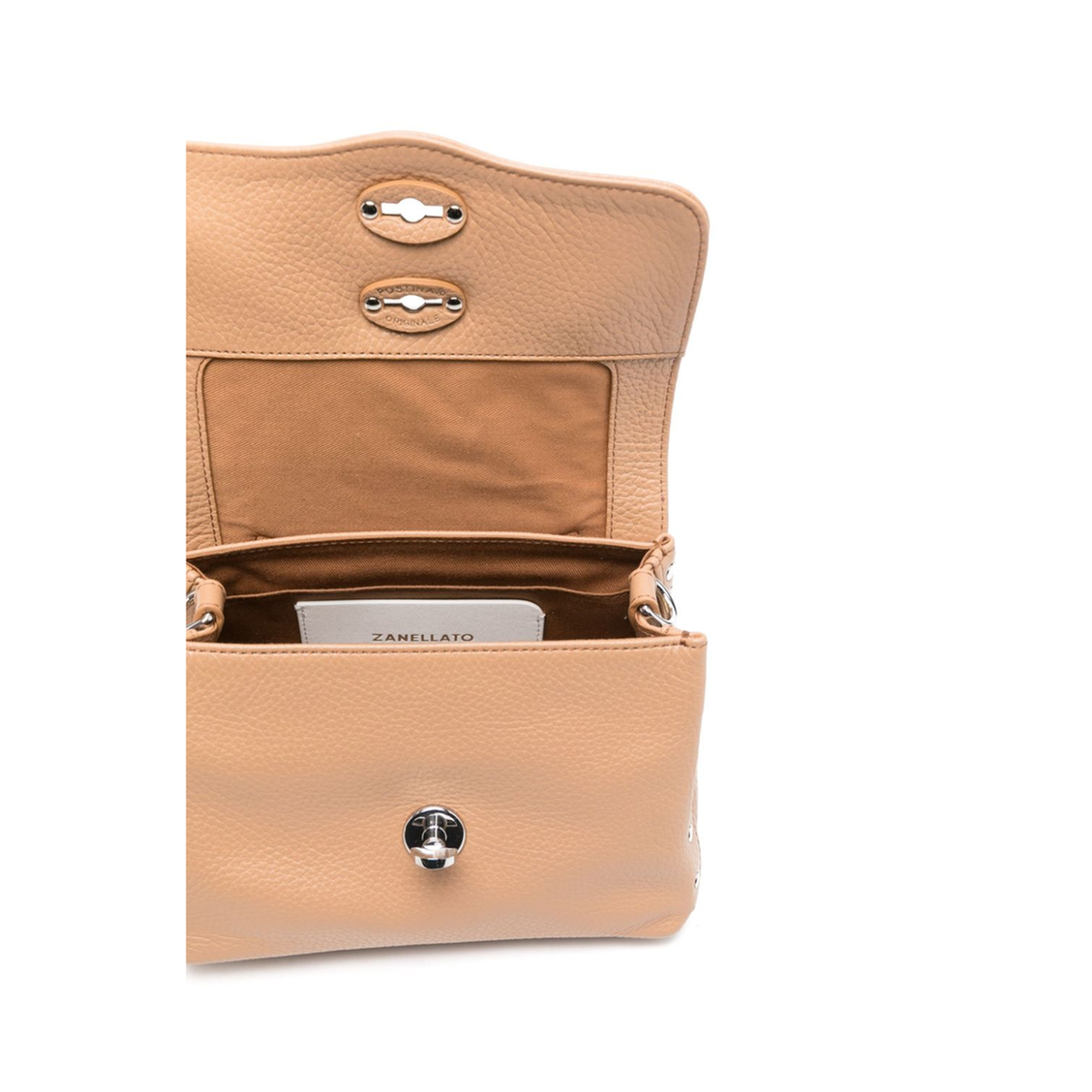 Postina Daily Baby Calfskin Bag - Brown Cantucci - Image 3