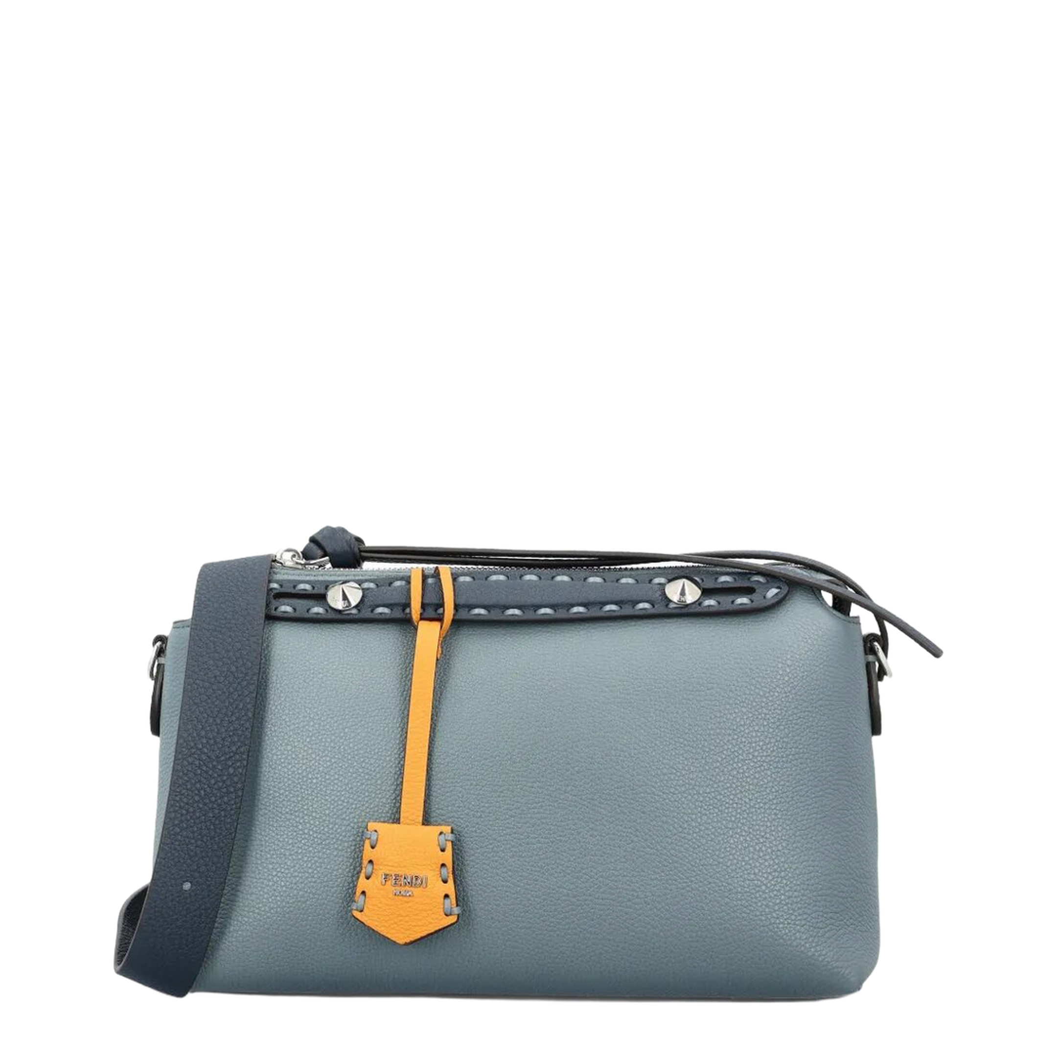 Soft Selleria Medium Bag with Macro Stitching - Image 1