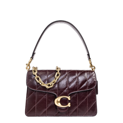 Tabby Chain Shoulder Bag Burgundy - Image 1