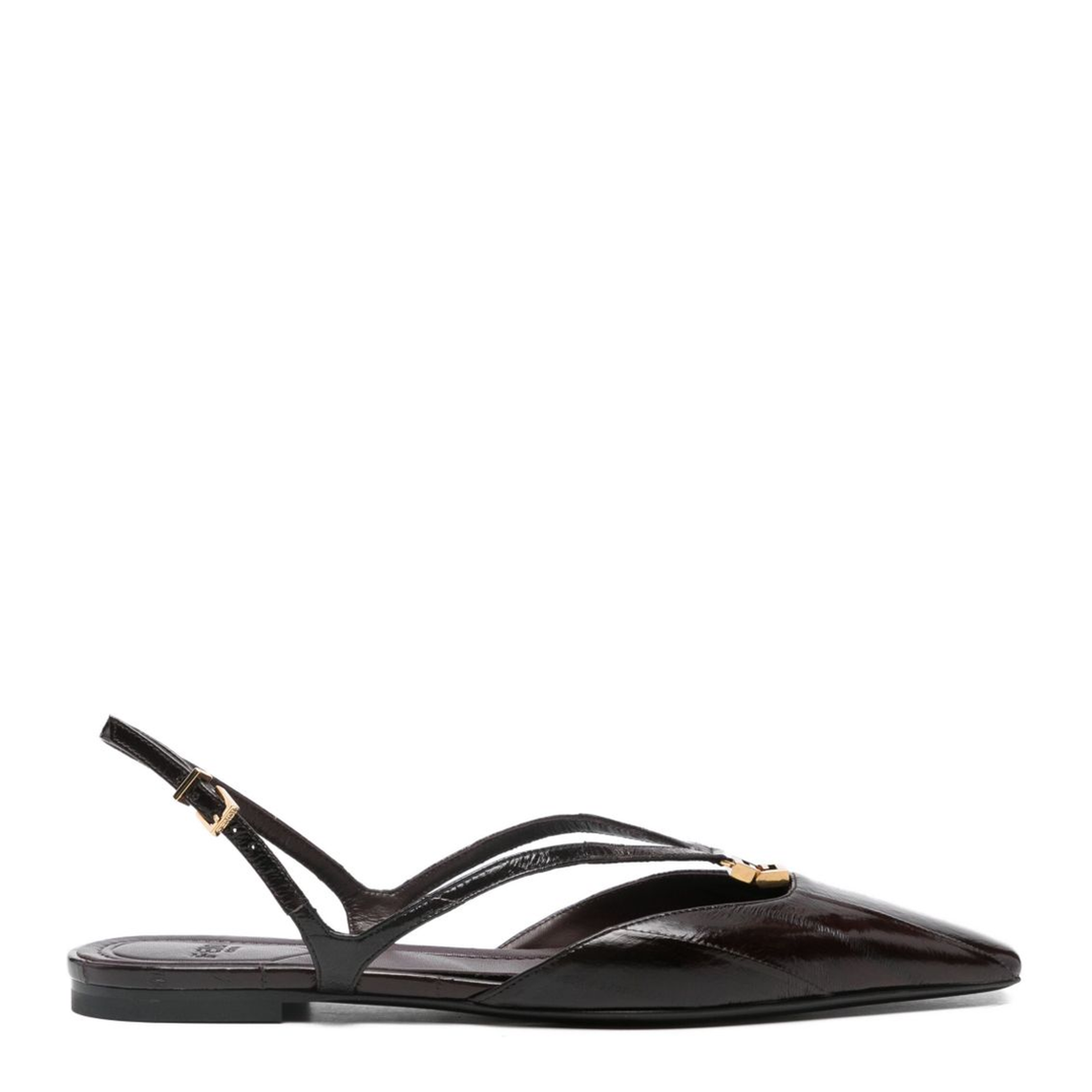 Flat Shoes Brown - Image 1