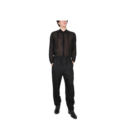 Black Viscose Blend Pant - Image 2