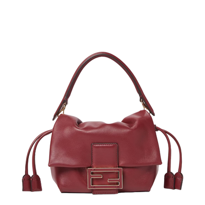 Women's Handbag Leather Red - Image 1