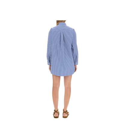 Cotton Shirt with Frontal Logo Embroidery - Image 5