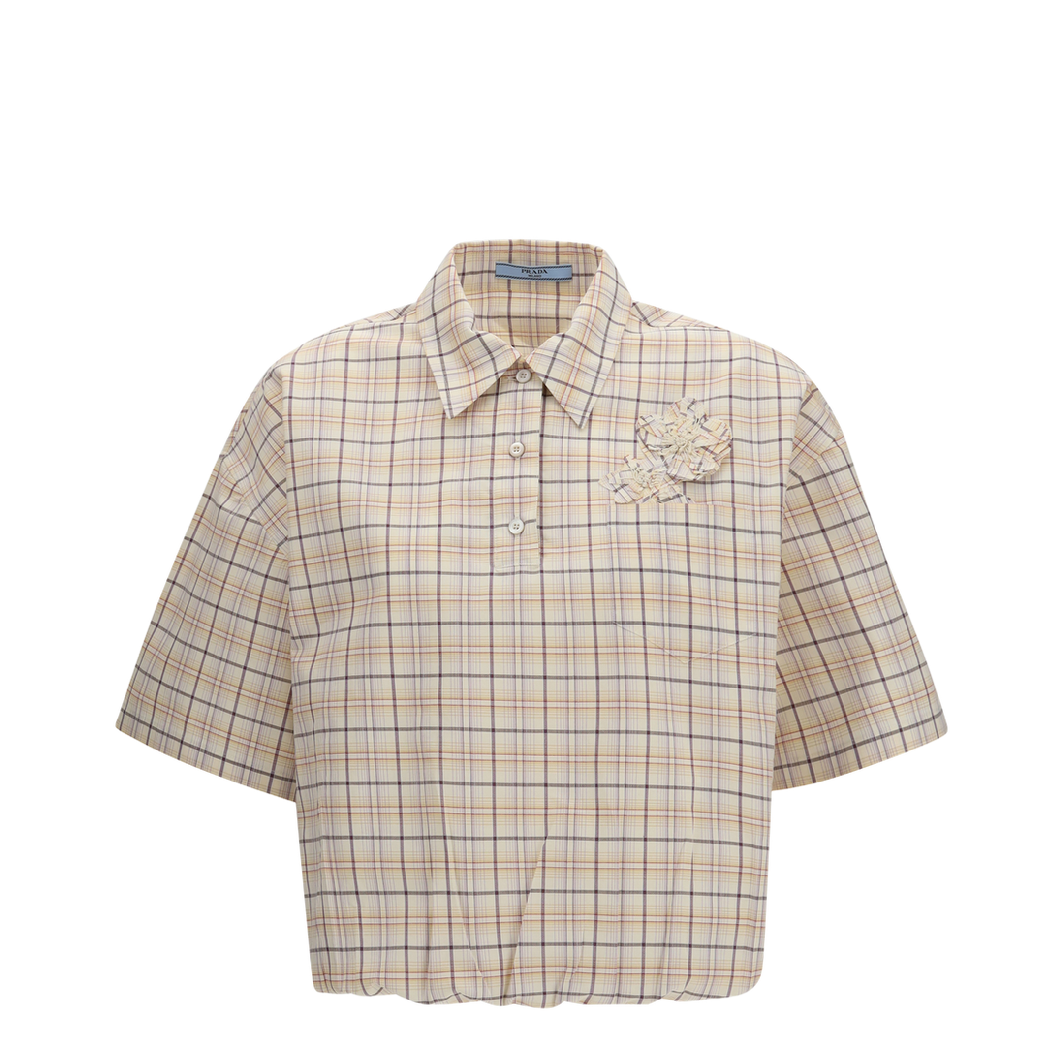 Checked Poplin Shirt - Image 1