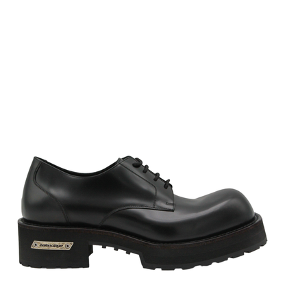 Denom Derby Shoes in Calfskin Leather - Image 2