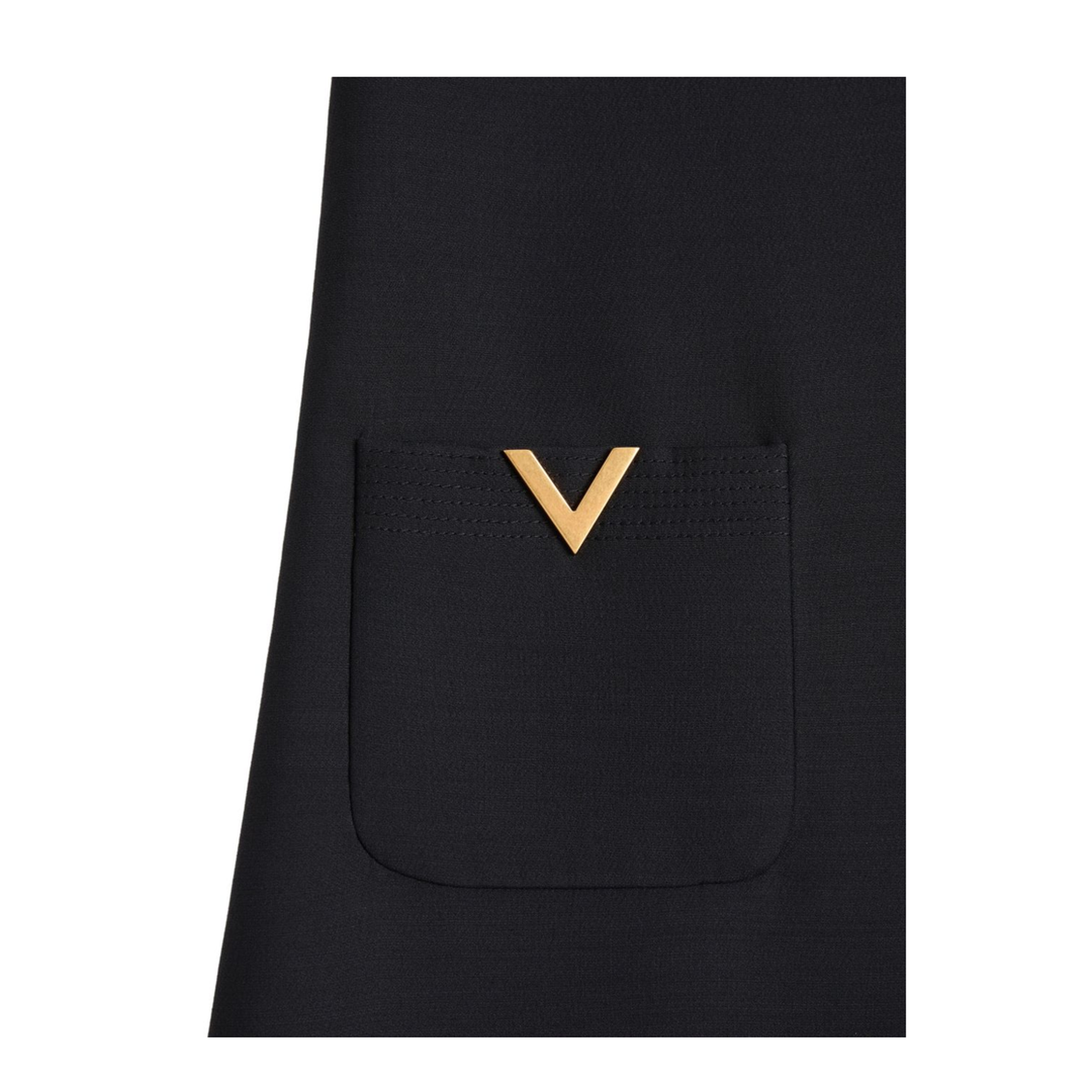 Wool And Silk Blend Dress - Image 3