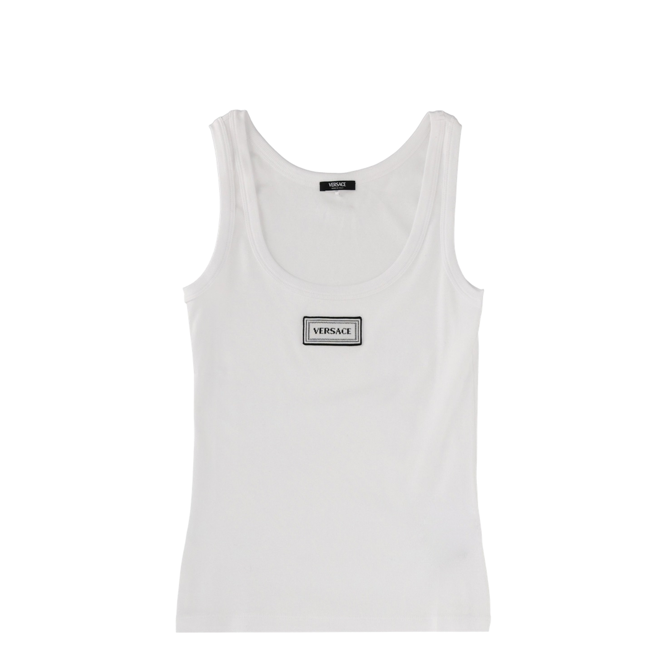 90s Vintage Logo Tank Top White - Image 1