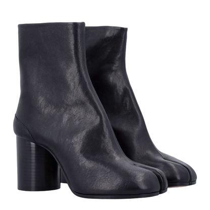 Brown Lambskin Leather Tabi Chelsea Boots - Image 2