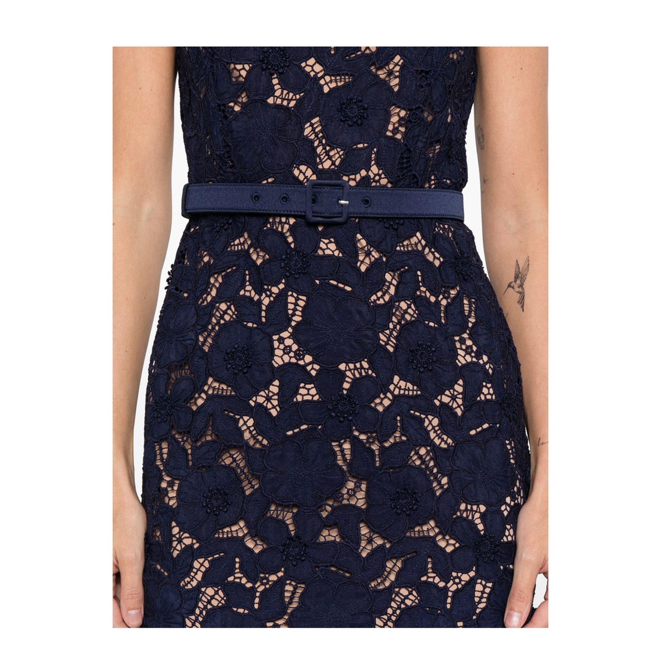 Lace Midi Dress - Image 5