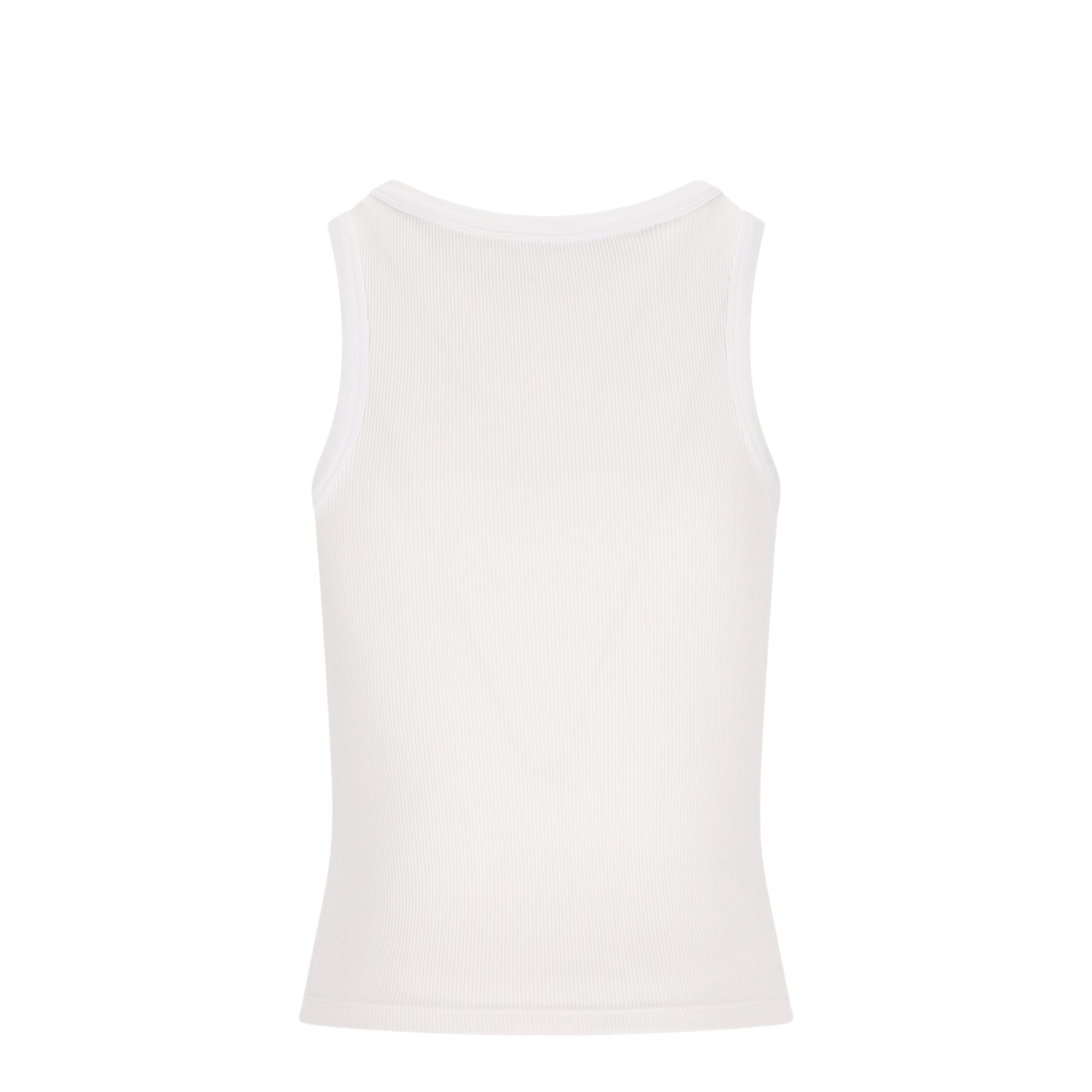 Logo Ribbed Tank Top - Image 3