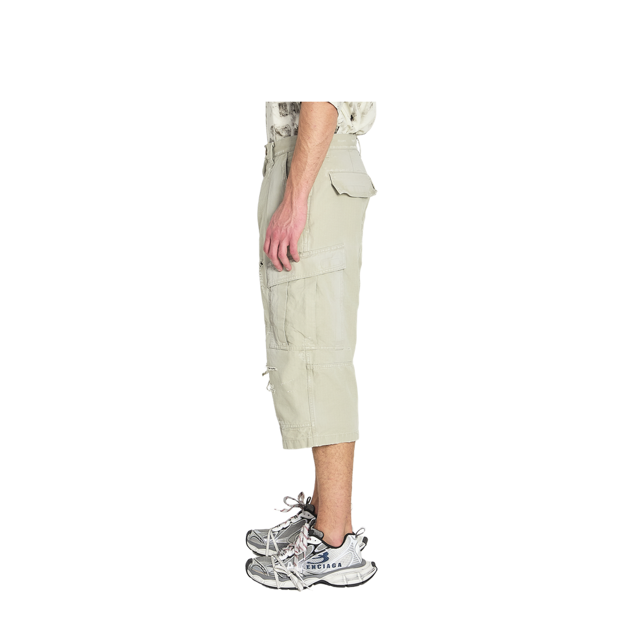 Cropped Cargo Pants - Image 3