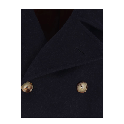 Double-Breasted Wool Coat - Image 4