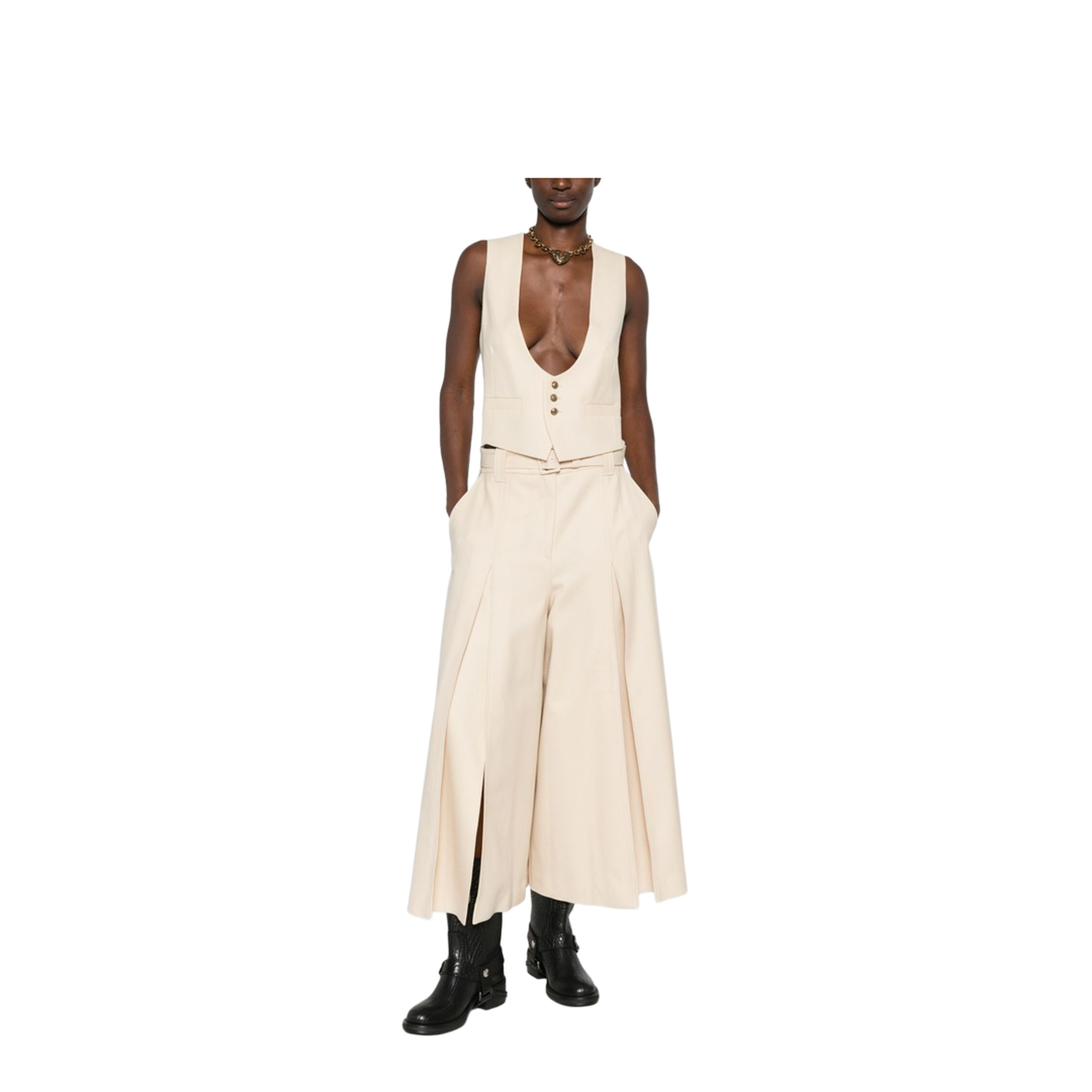 Hypnotic Wool Culotte Cream - Image 3