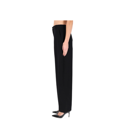 High Waist Wool Trousers - Image 3