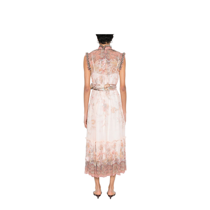 Alchemy Flutter Dress - Pink - Image 4