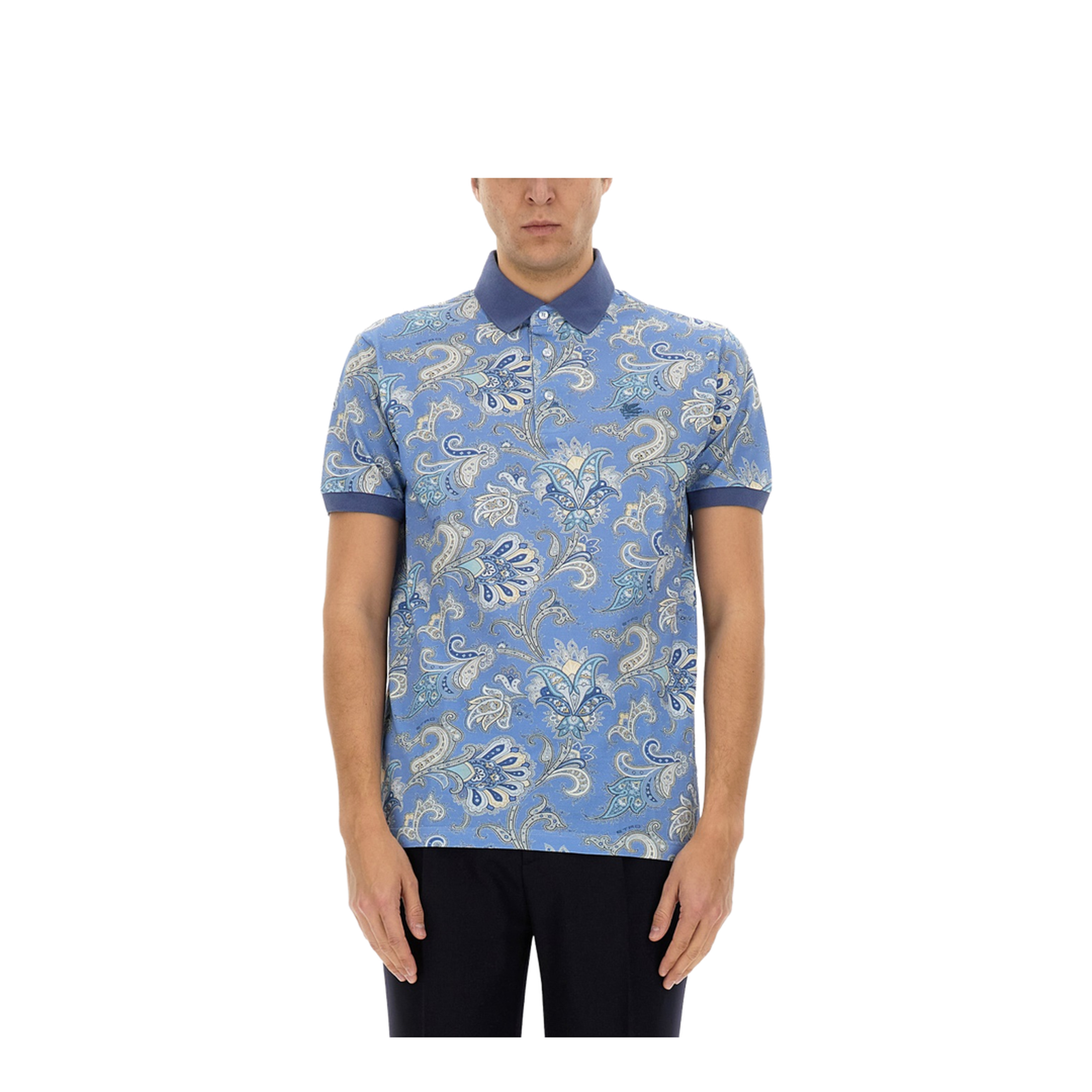 Polo Shirt With Print - Image 1