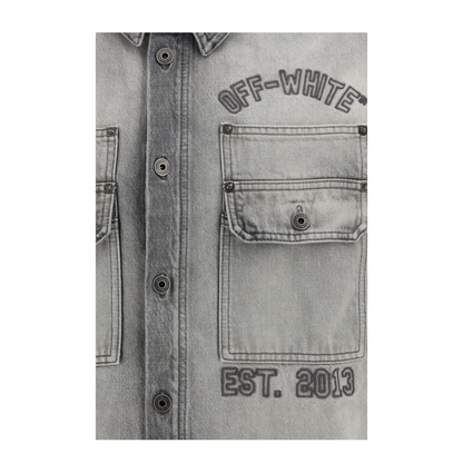 Denim Shirt With Pockets - Image 3