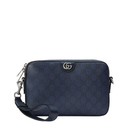 Ophidia Small Nylon Crossbody Bag - Navy Blue - Image 5