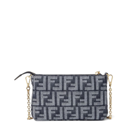 Blue Baguette Mini Clutch - Image 3
