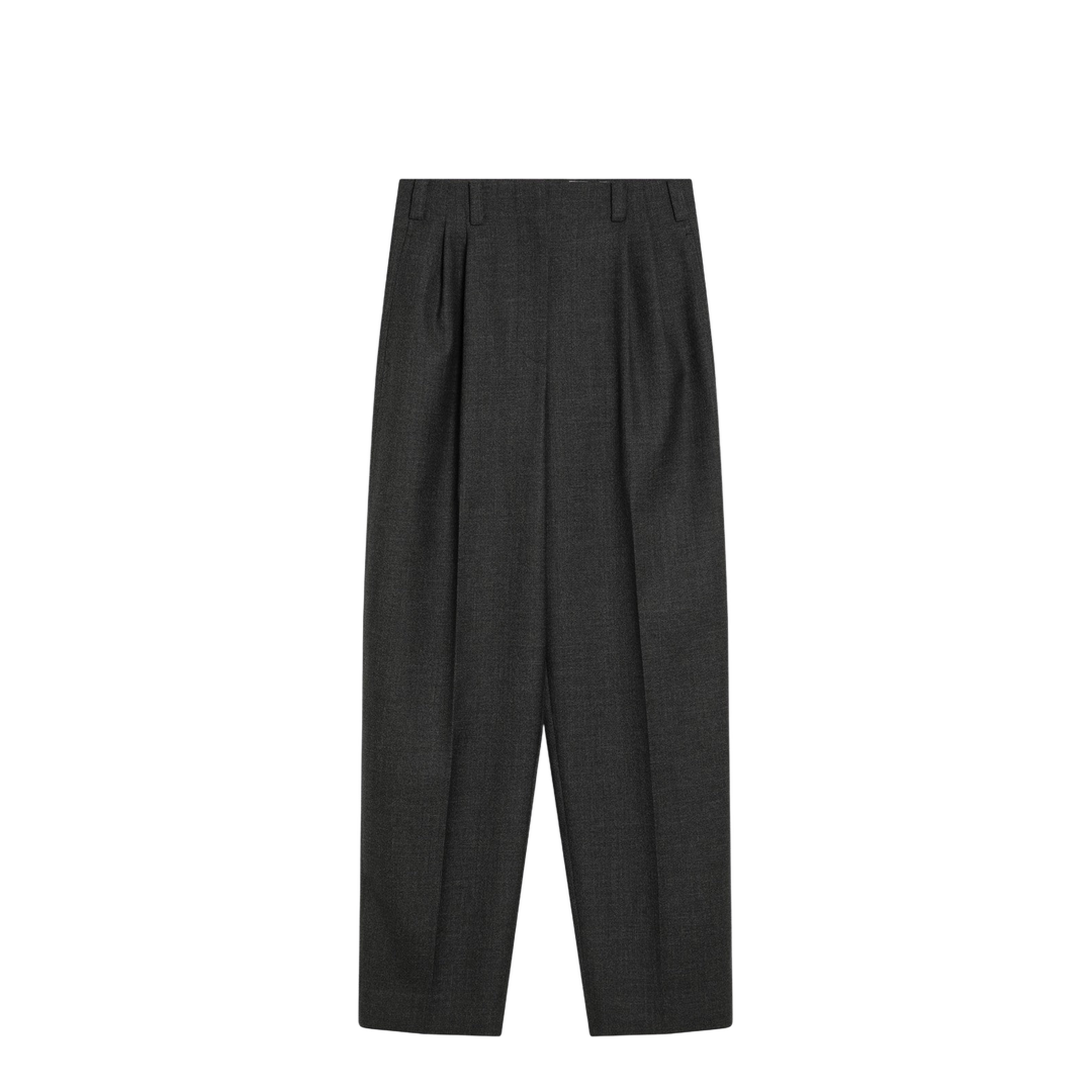 Grey Wool Trousers - Image 1