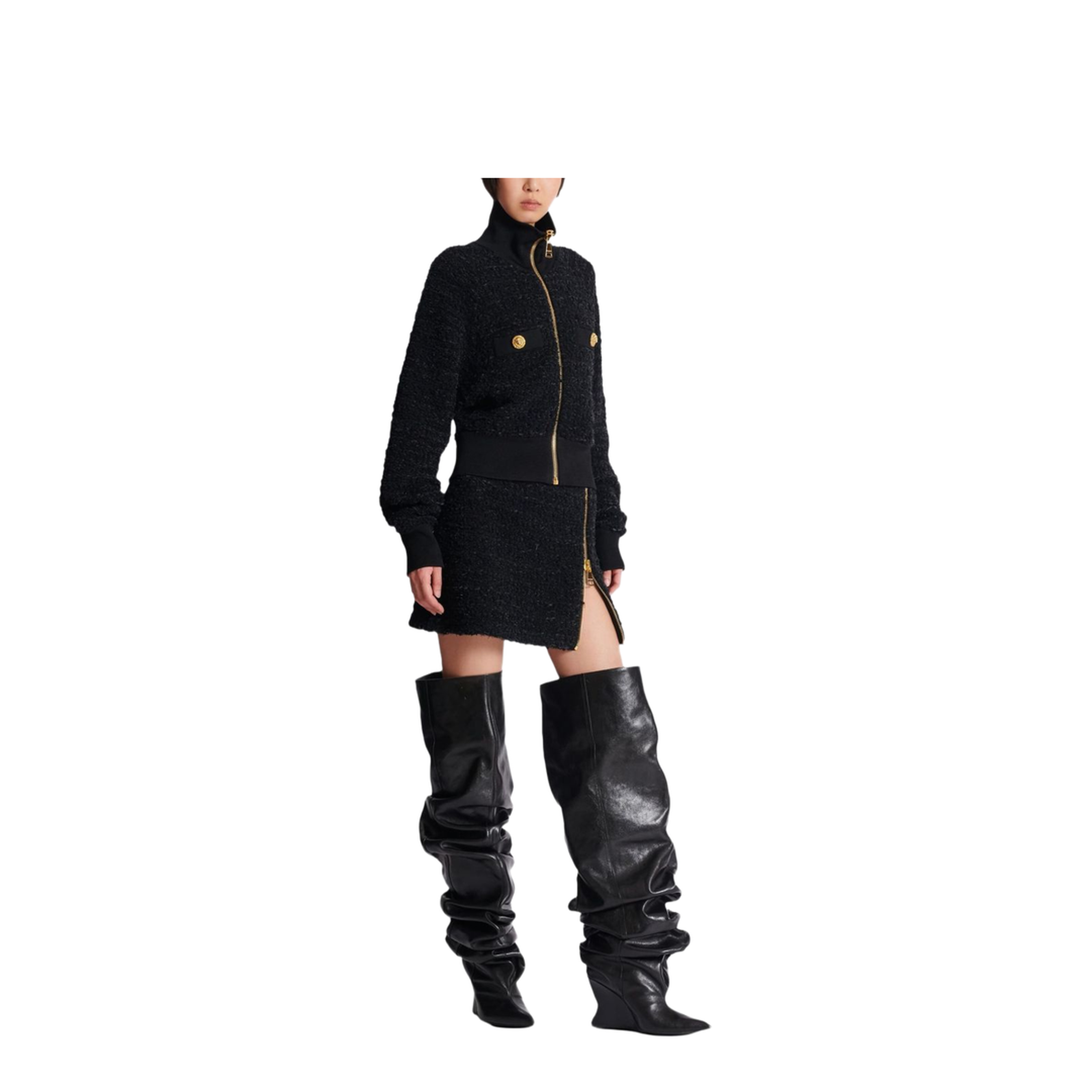 women's jacket black - Image 2