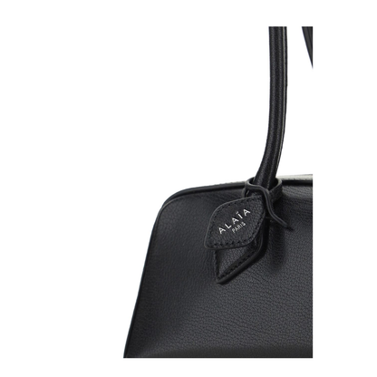 Le Teckel Medium Goatskin Shoulder Bag - Black - Image 5