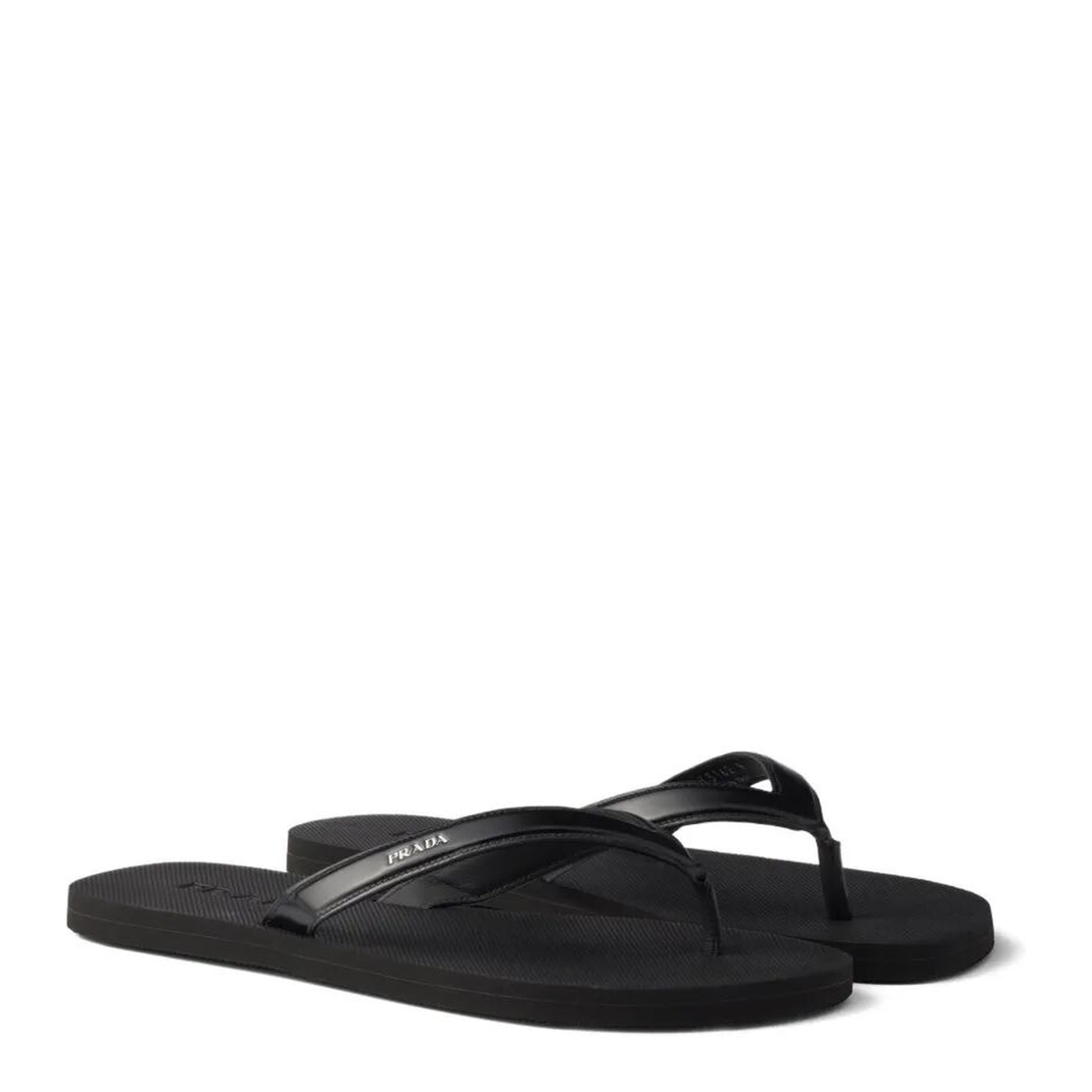 Brushed Leather Flip-Flops - Image 3