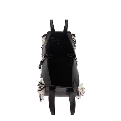 Hammock Handbag Black White - Image 5