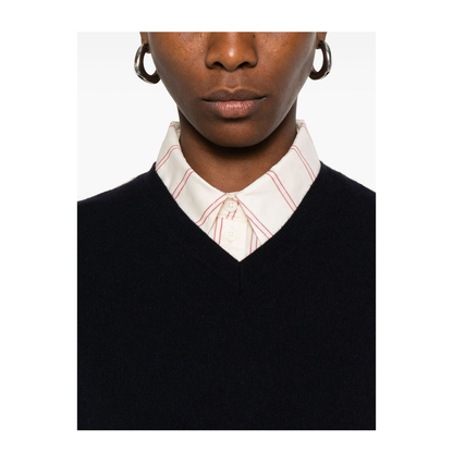 Cashmere V-Necked Sweater - Image 5