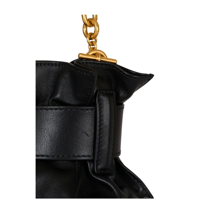 Shoulder Bag Leather Black - Image 3