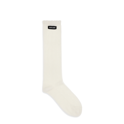 Cotton Pointelle Socks - Image 2