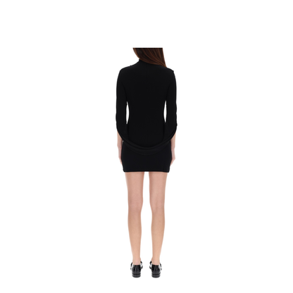 MINI DRAPED DRESS - Image 6