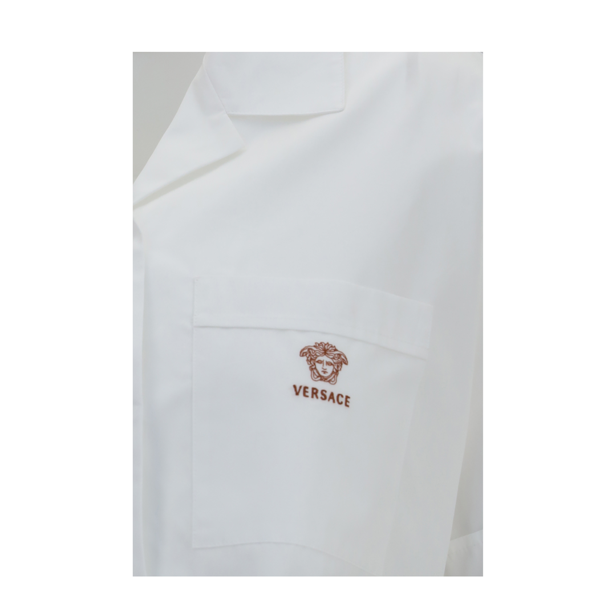 Cropped Cotton Poplin Shirt - Image 3