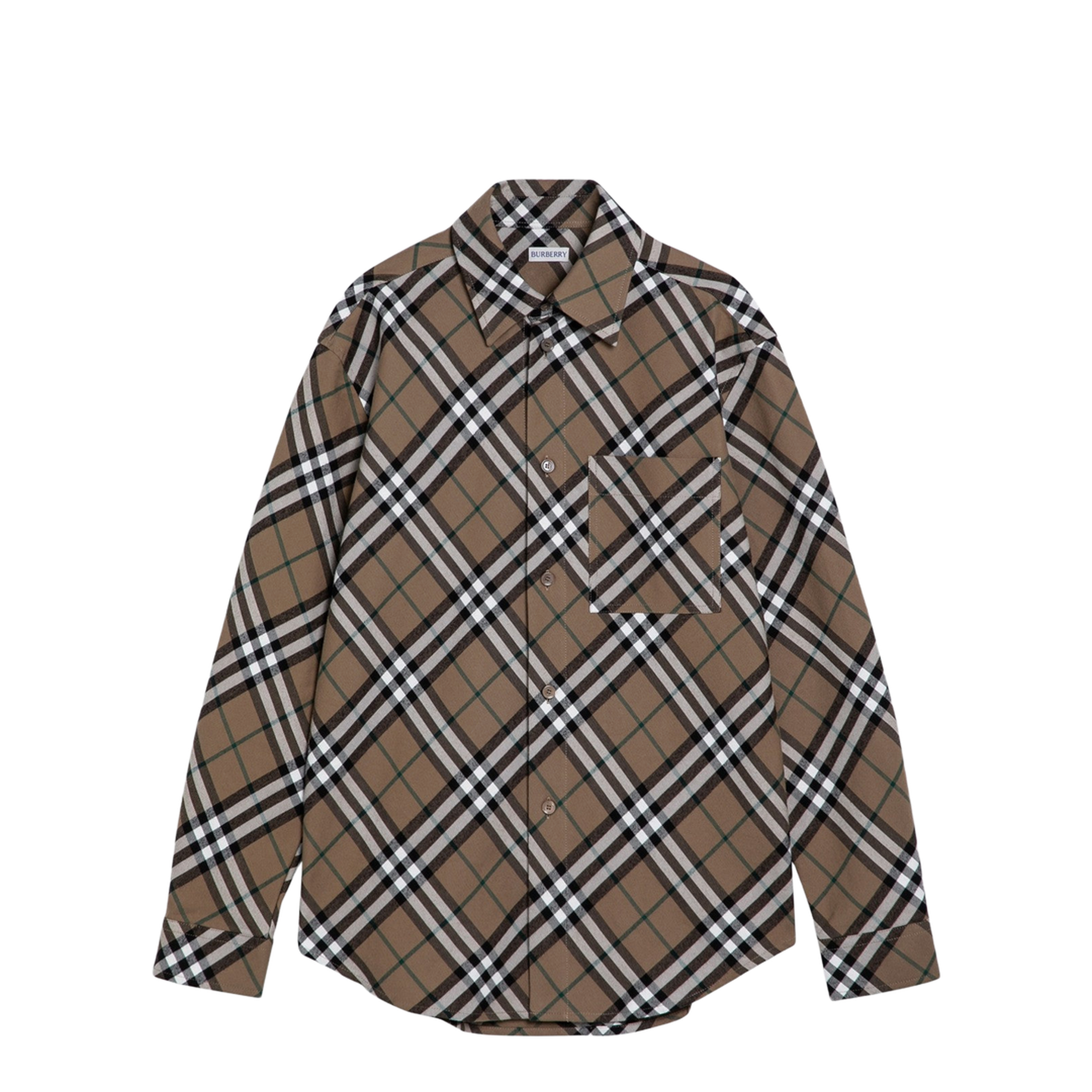 Checked Cotton Shirt - Image 1