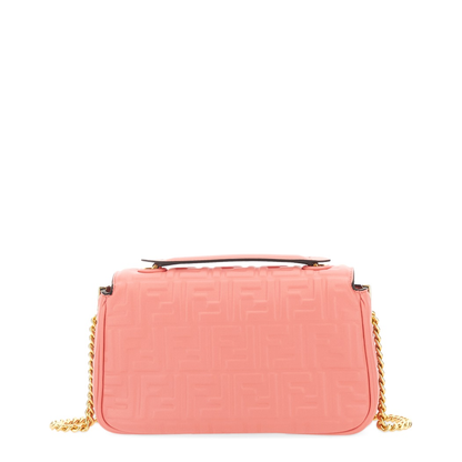 Baguette Chain Midi
Pink Nappa Leather Bag With FF Motif - Image 3