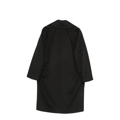 Grey Wool Double-Breasted Coat - Image 3