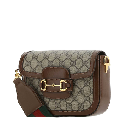 Horsebit 1955 Small Leather Shoulder Bag - Brown - Image 2