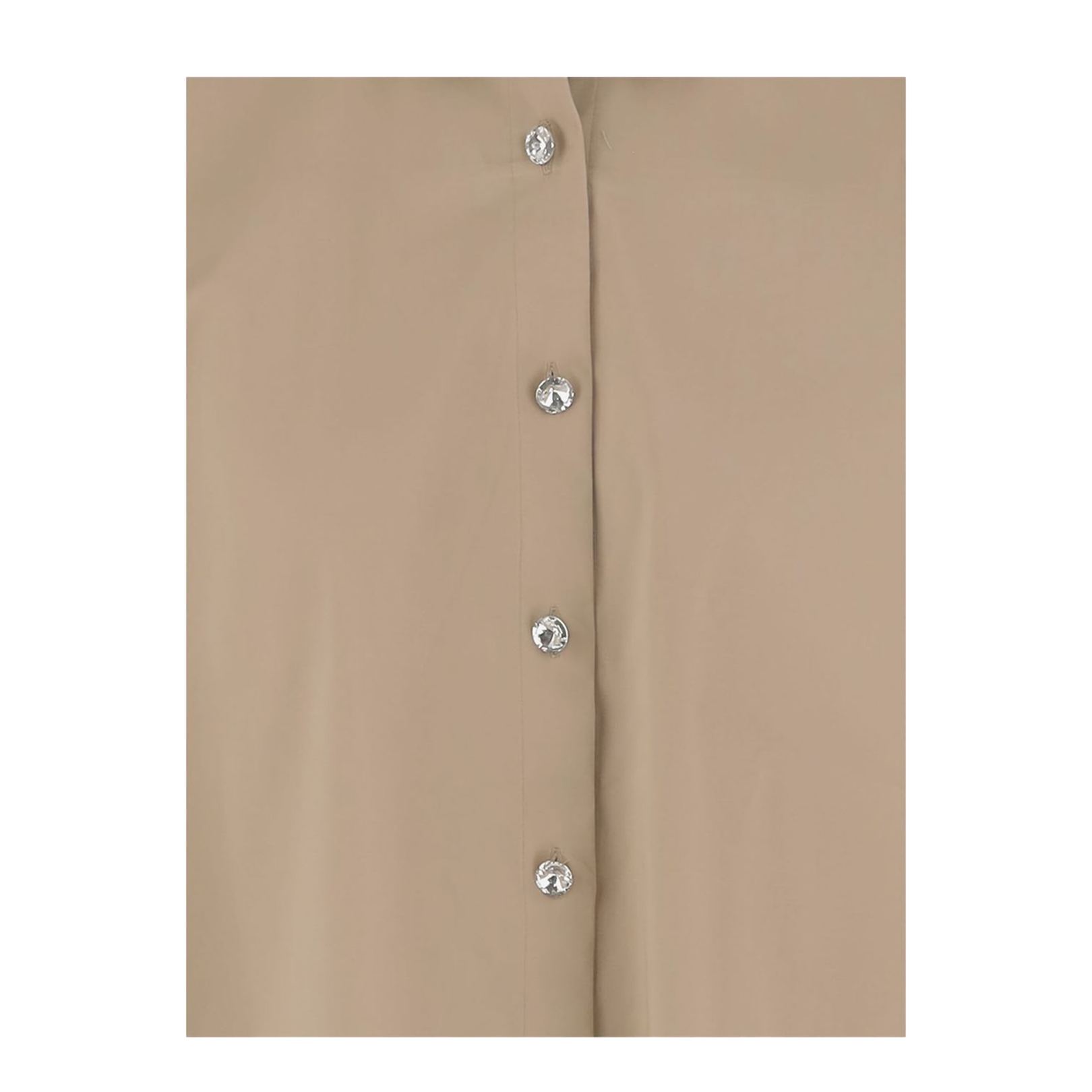 Cotton Shirt - Beige - Image 4